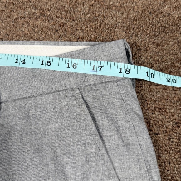 J Crew Bowery Slim Fit Mens Light Gray Cotton Dress Pants W36 L32 - Picture 9 of 11